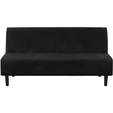 Velvet Futon Cover Armless Sofa Bed Covers